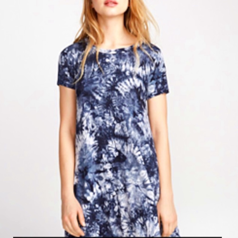 Purple Tie-Dye Swing Dress